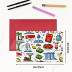 Custom Horizontal Greeting Cards (Pearl Paper)