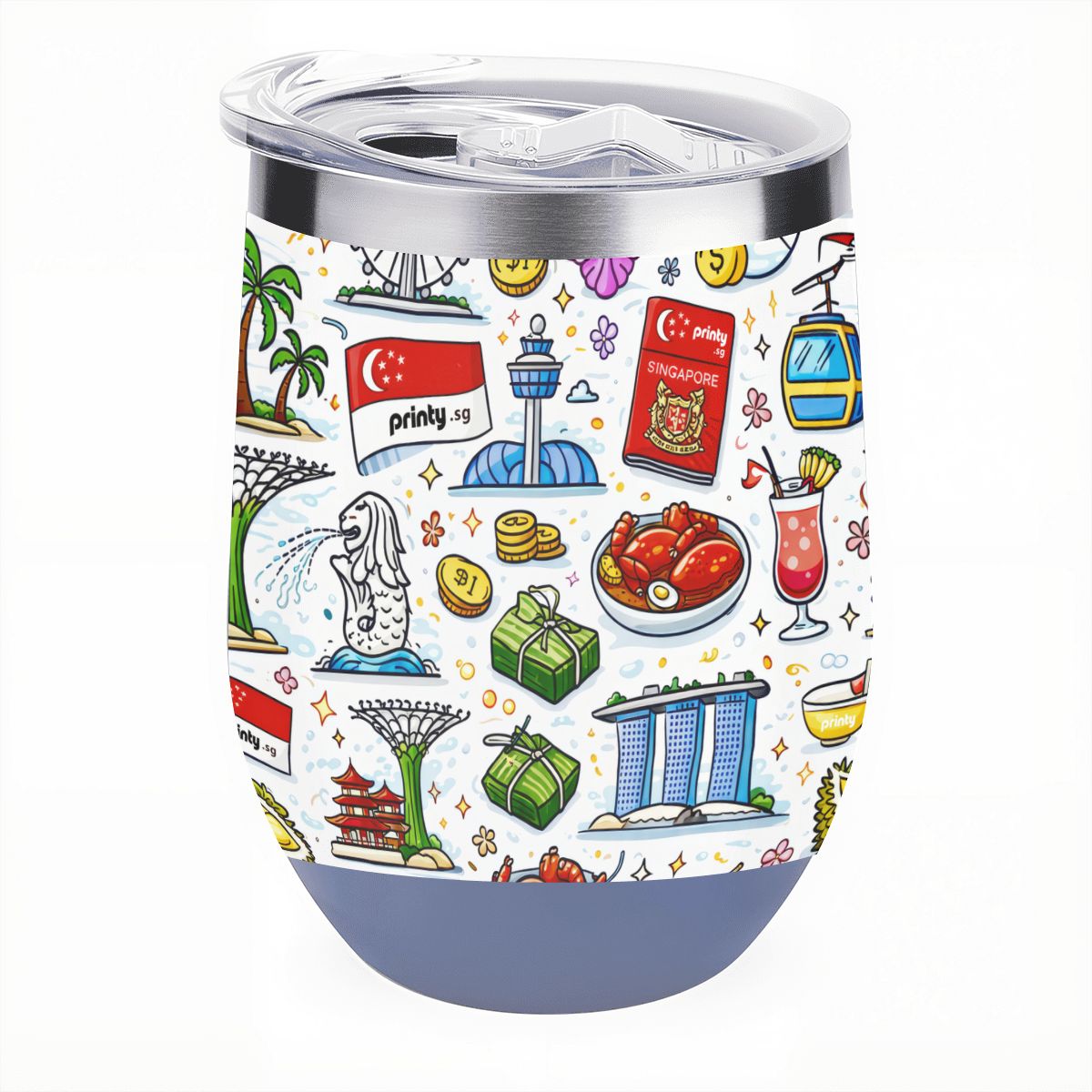 Custom Egg-Shaped Tumbler (12oz)