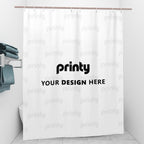 Custom Bathroom Shower Curtain