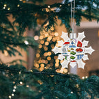 Custom Christmas Snowflake Decorations