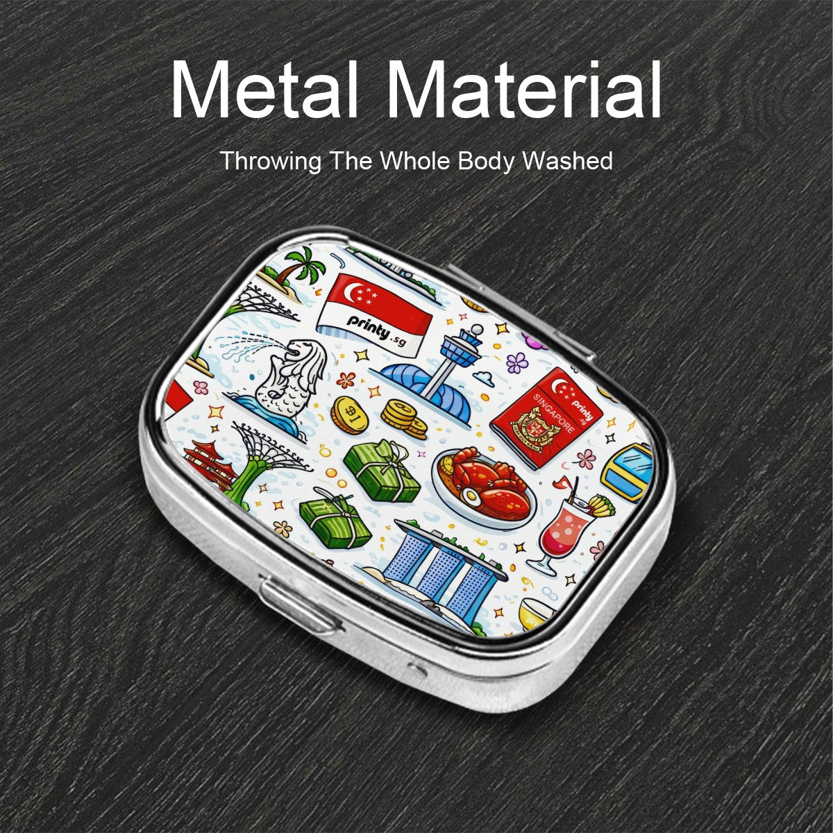 Custom Square Small Pill Box