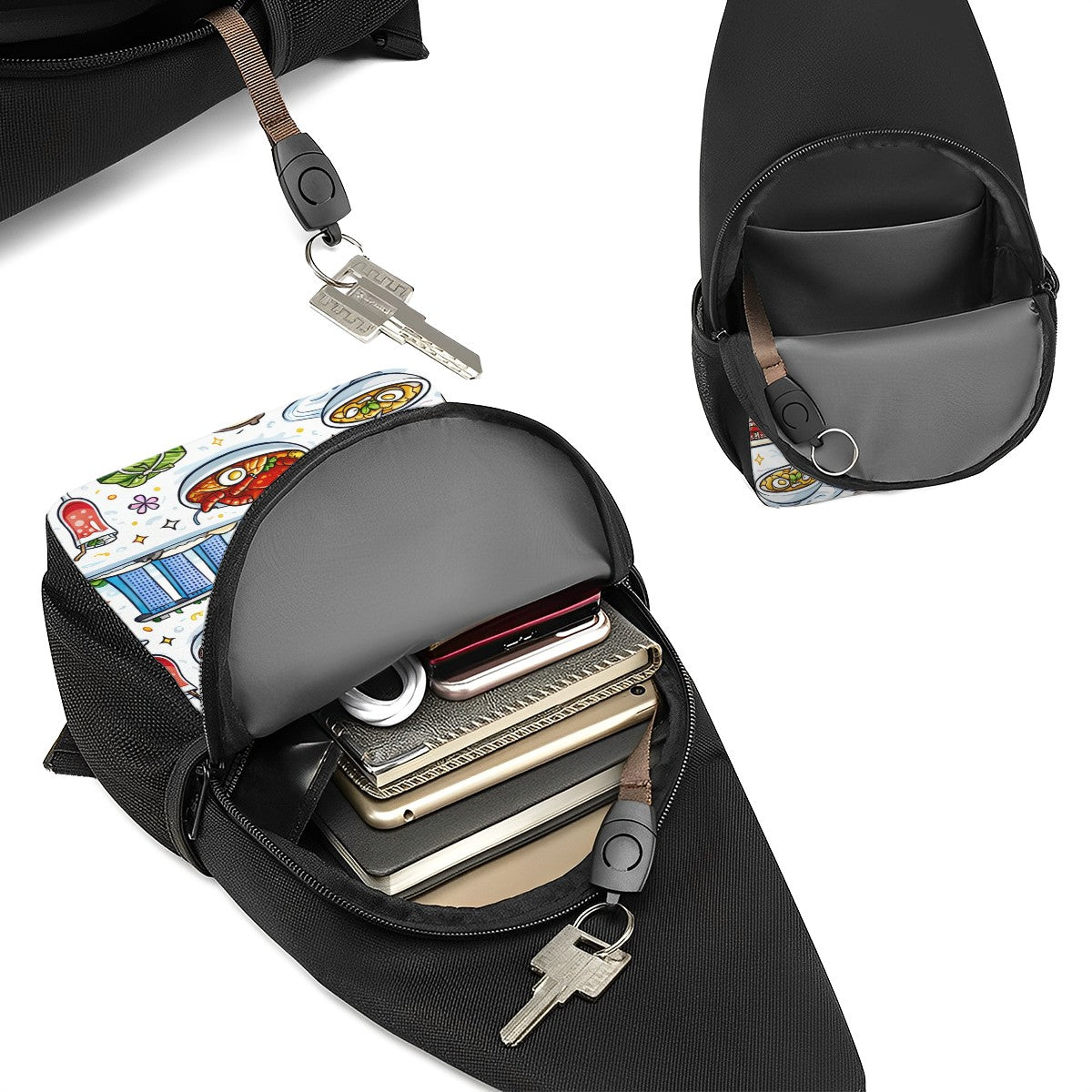 Custom Crossbody Fanny Pack Chest Bag