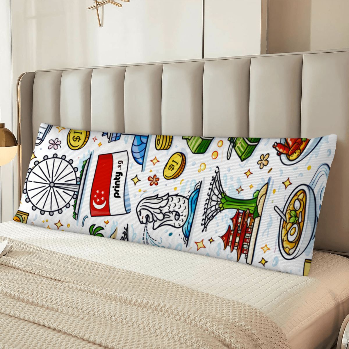 Custom Body Pillow Cover 20"x60"