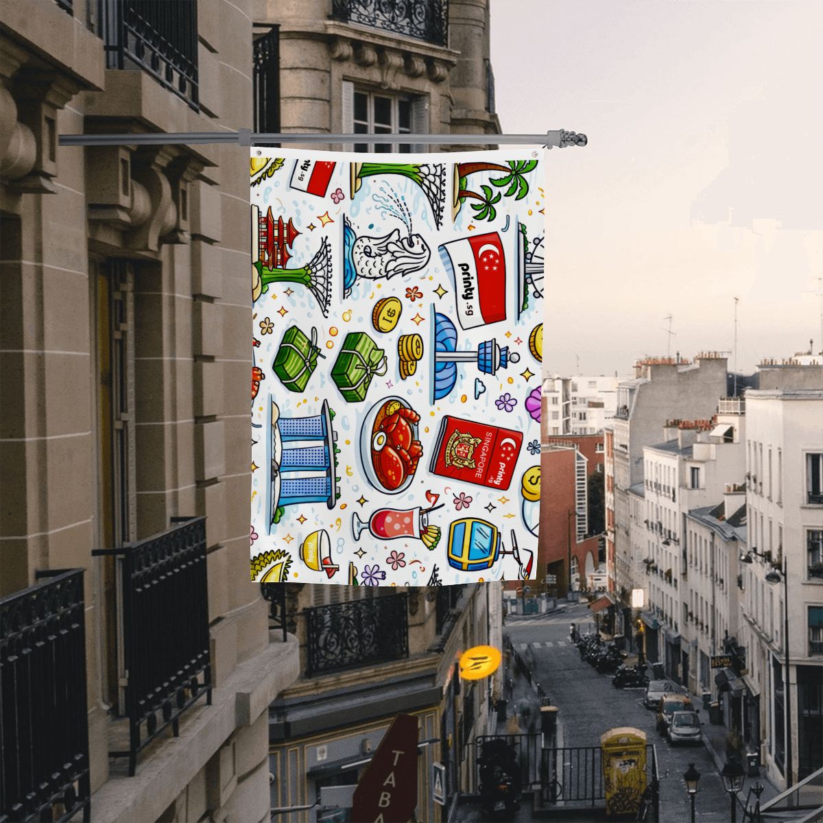 Custom Large Outdoor Decor Flags Double Sided (2:3)