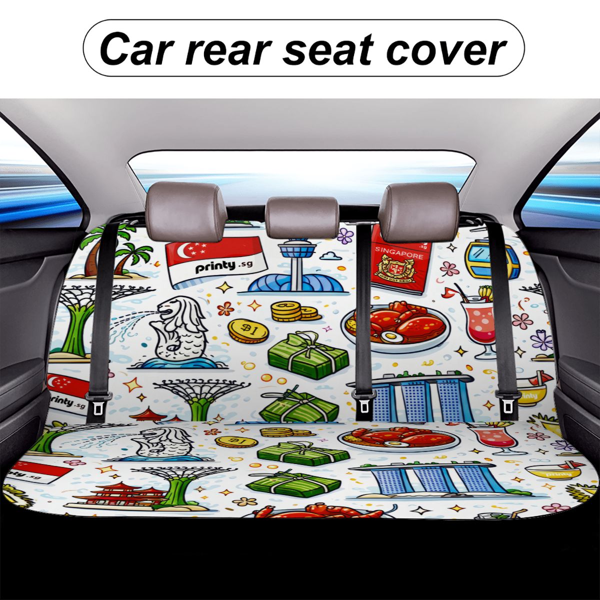 Custom Car Back Seat Cover