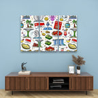 Custom 3 Panels Canvas Prints Wall Art (Set B)