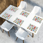 Custom Heat-Resistant Table Placemats 6 pcs