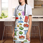 Custom Waterproof Apron Women without Pockets