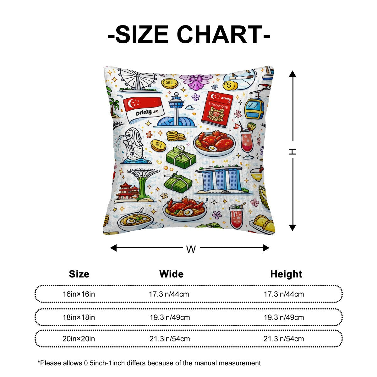 Custom Corduroy Throw Pillow Covers (Double-Sided Design)