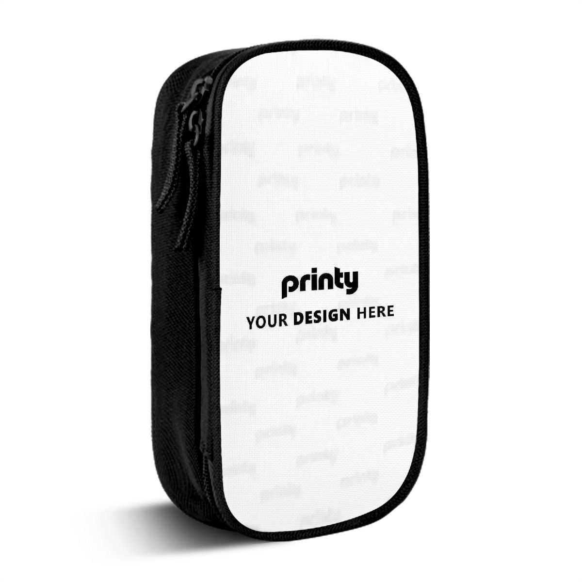 Custom Vertical Oxford Large Capacity Double Layer Pencil Case