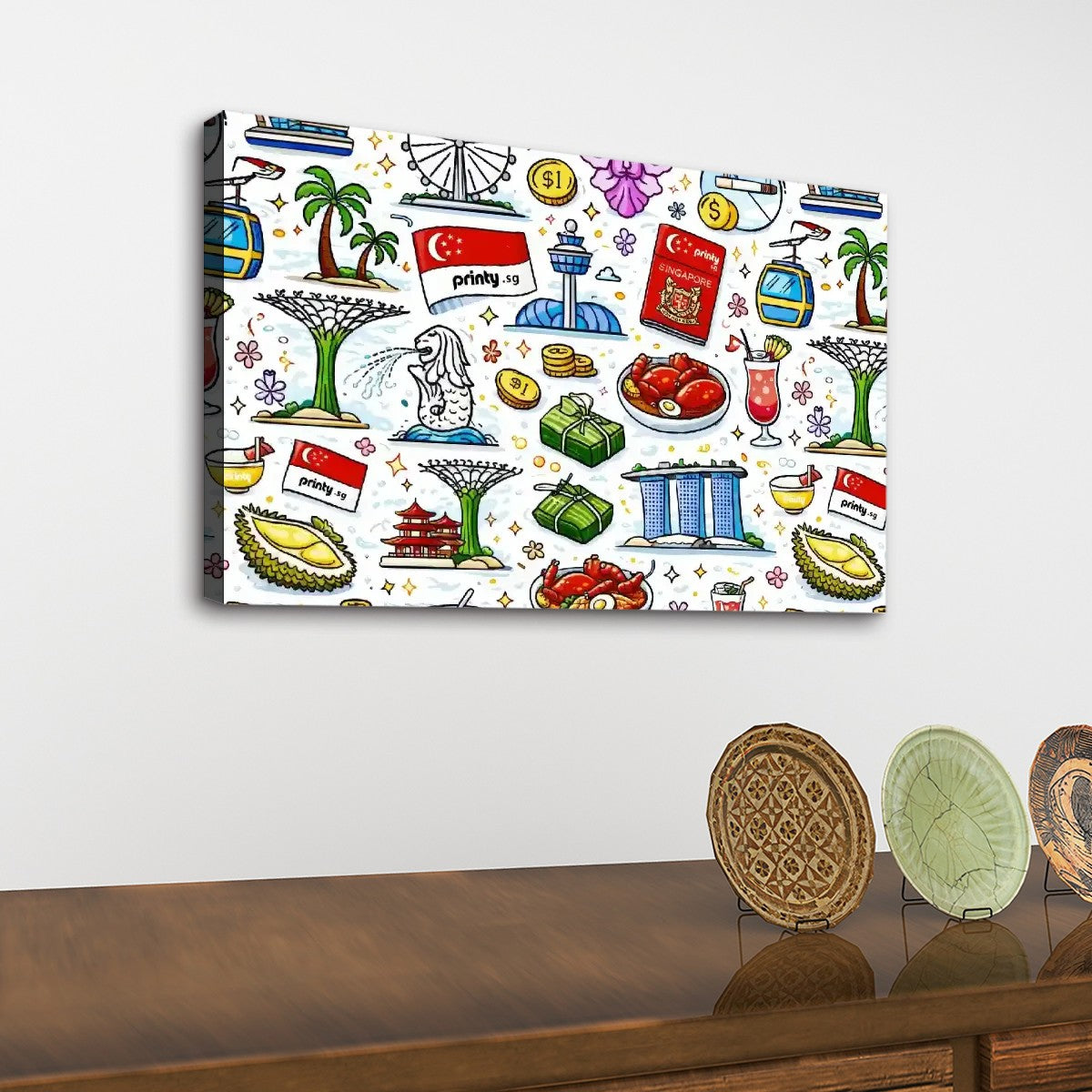 Custom Canvas Prints Wall Art (8:5)