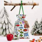 Custom Christmas Drawstring Gift Bags