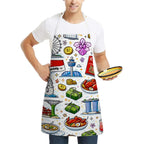 Custom Kitchen Apron without Pockets