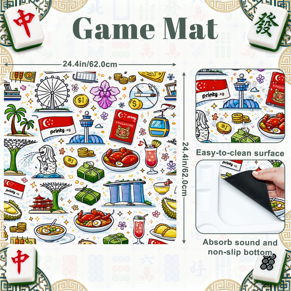 Custom Foldable Mahjong Table