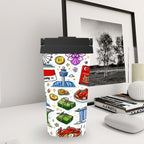 Custom Insulated Coffee Mug with Lid Drinkware (17oz)