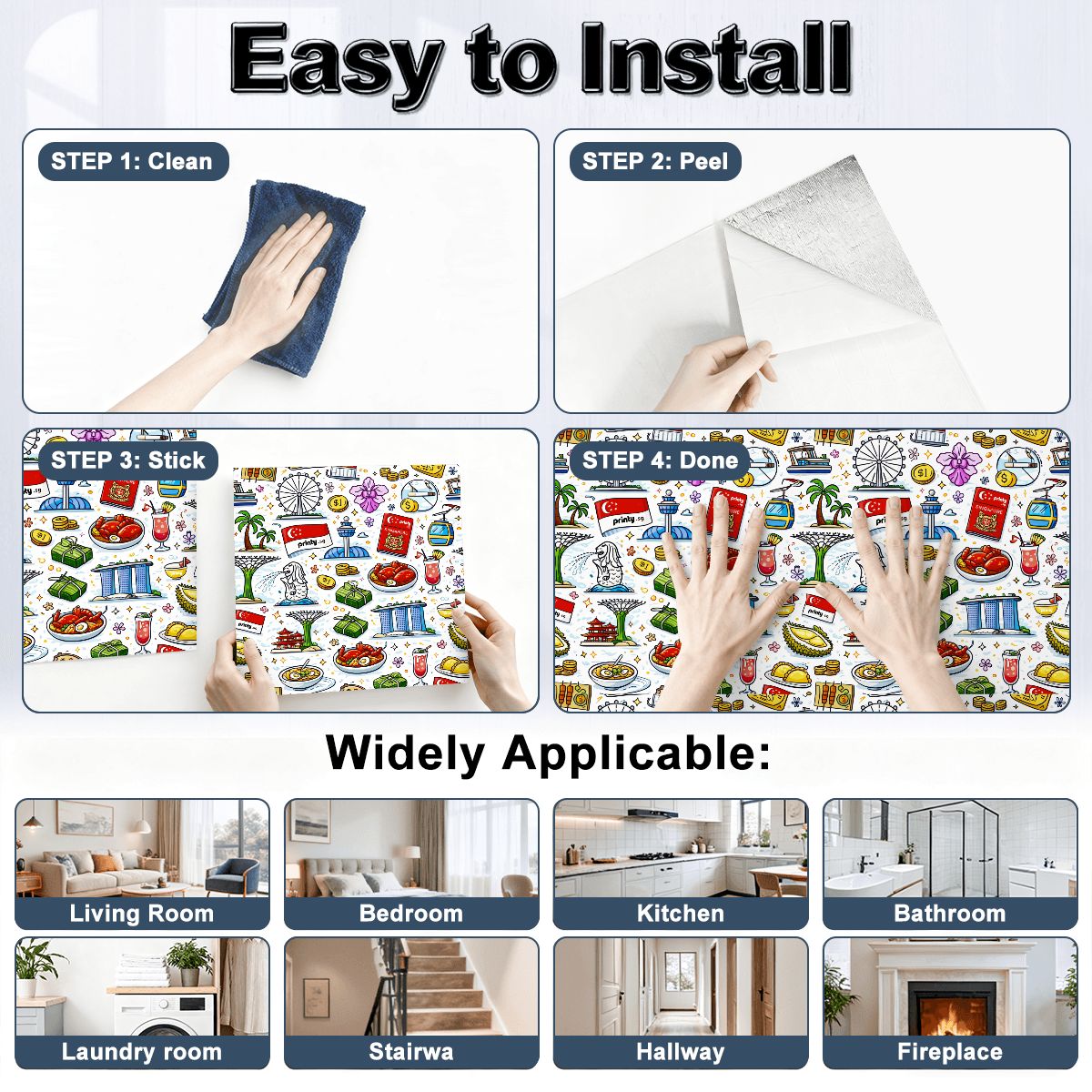 Custom 12-Piece Wall Panel