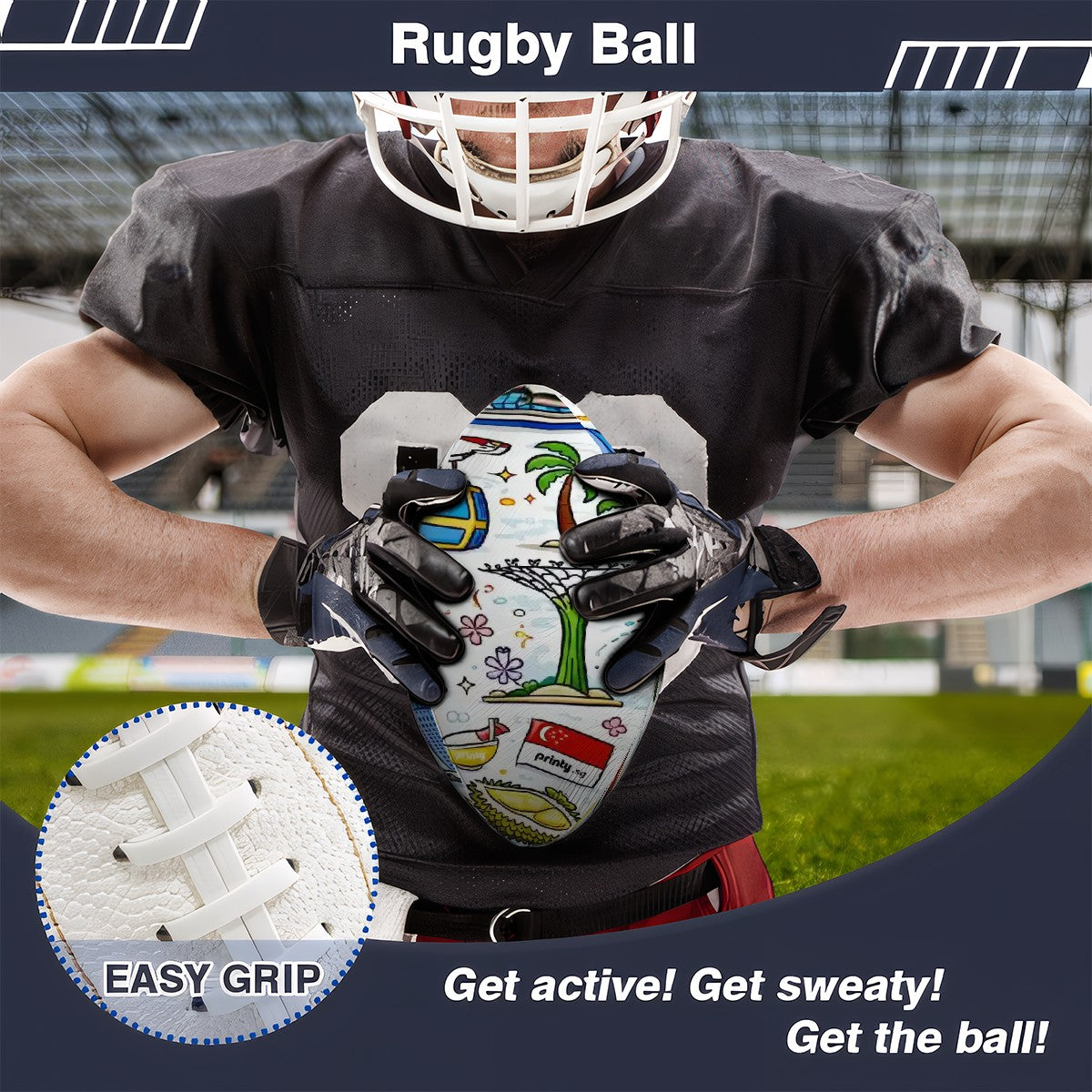 Custom Rugby Football