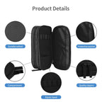 Custom Vertical Oxford Large Capacity Double Layer Pencil Case