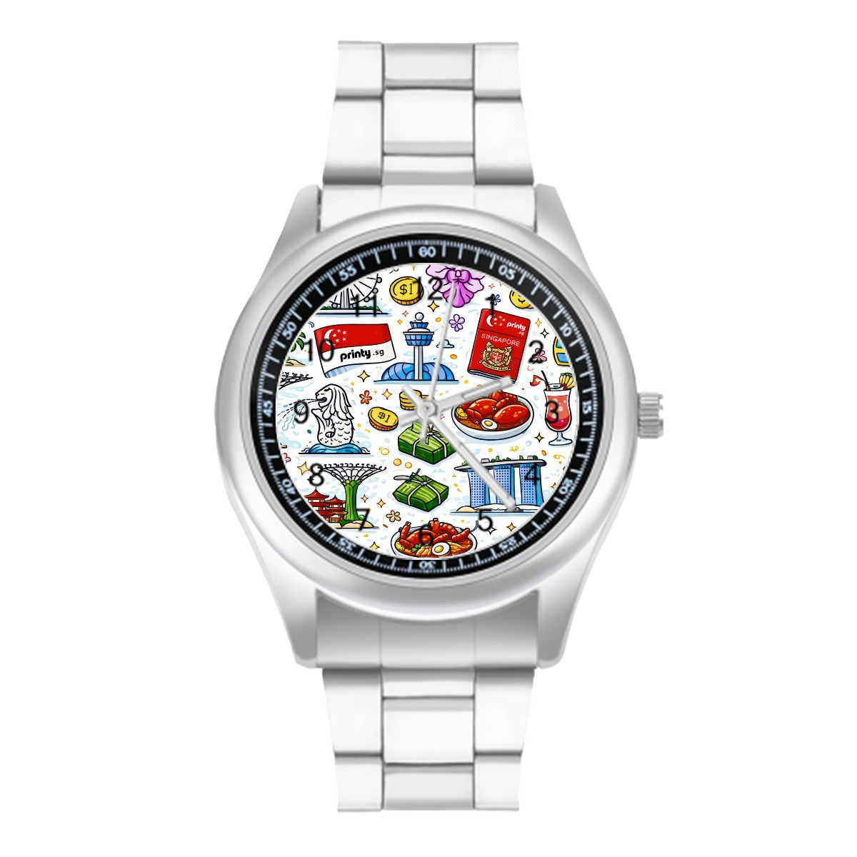 Custom Simple Stainless Steel Watch