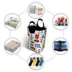 Custom Square Laundry Basket with Padded Handles
