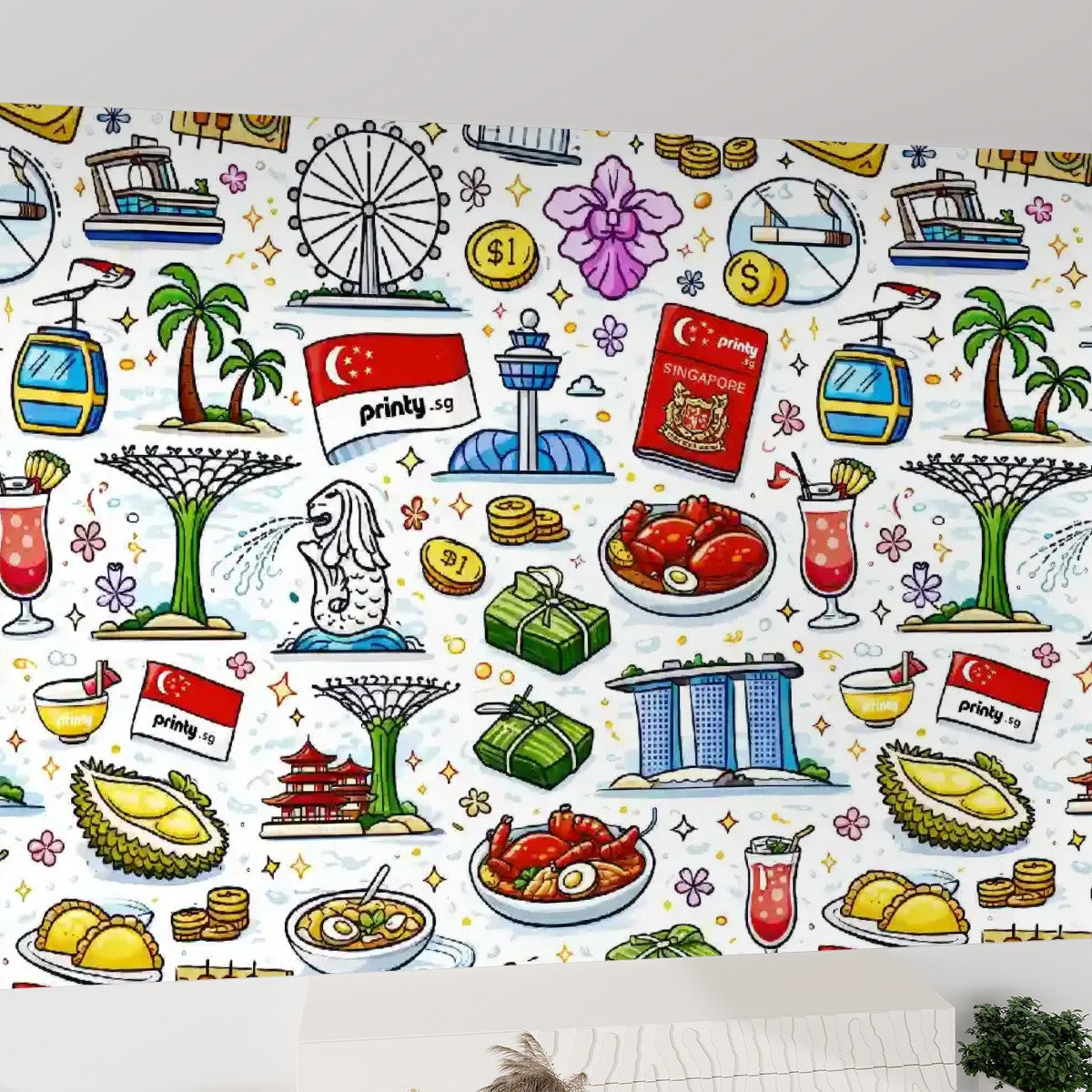 Custom Self Adhesive Wallpaper