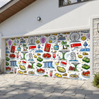 Custom Garage Door Banner Backdrop