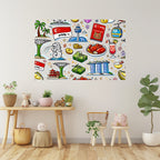 Custom Large Die-Cut PVC Stickers (UV) 12"x36"x2 pcs