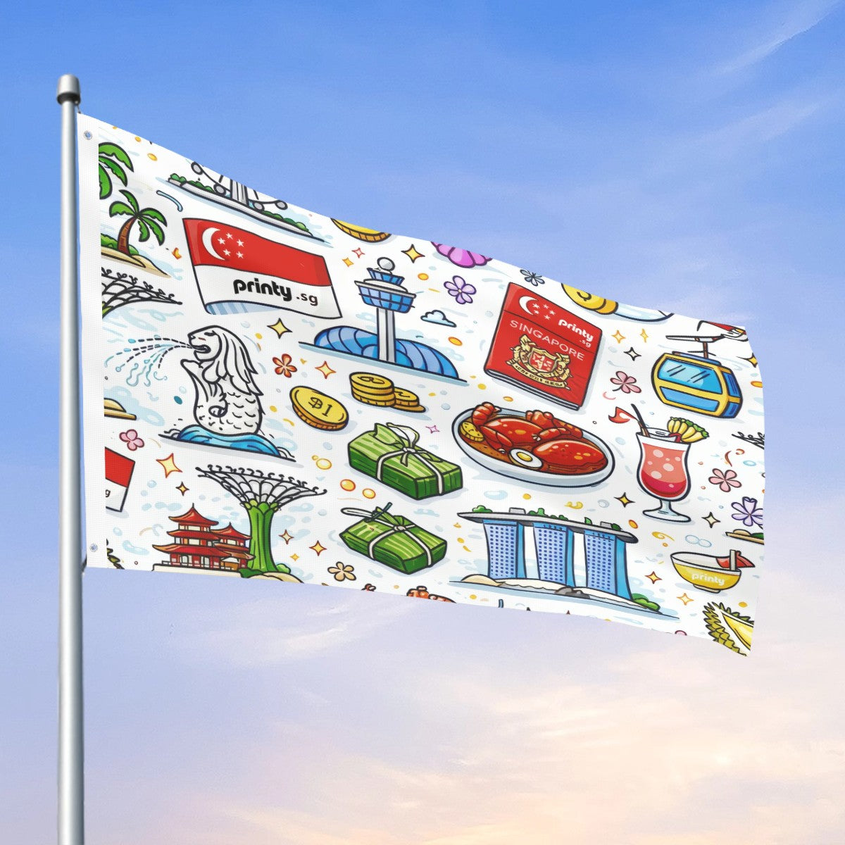 Custom Outdoor Decor Flags Double Sided (2:3)