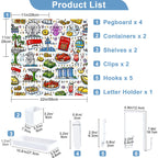 Custom 4 PCS Pegboard Kit