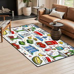 Custom Area Rug Floor Carpet (5:3)