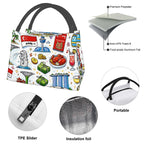 Custom Insulated Lunch Bag with Aluminum Film