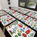 Custom Table Runner Placemat Set 7 Pieces