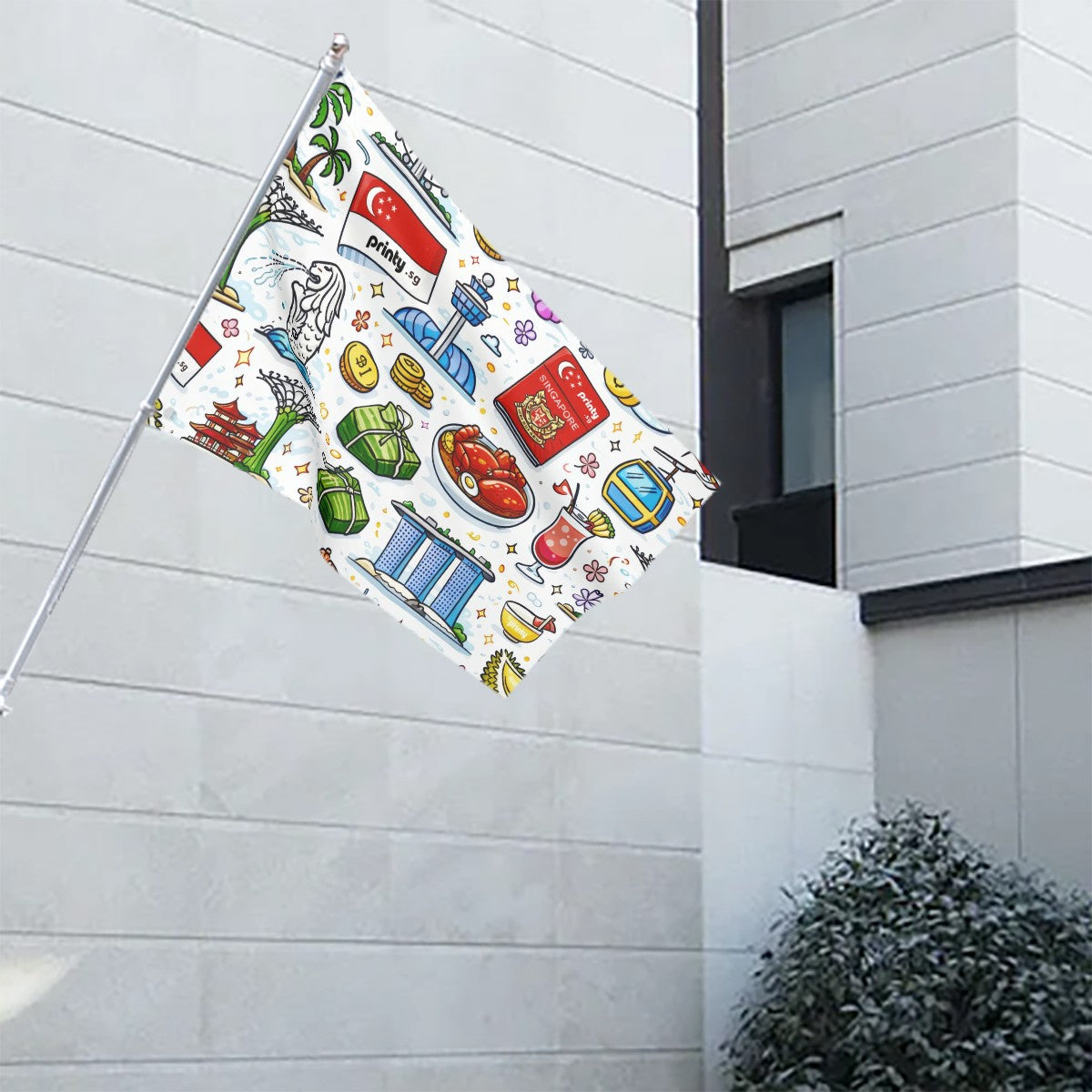 Custom Outdoor Decor Flags Single Sided (2:3)