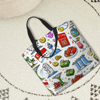 Custom Large Capacity One Shoulder Tote Bag With Zipper