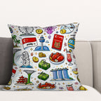 Custom All Season Throw Pillow Covers (Single-Sided Design)