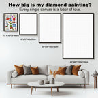 Custom DIY Diamond Painting no Frame (3:4)