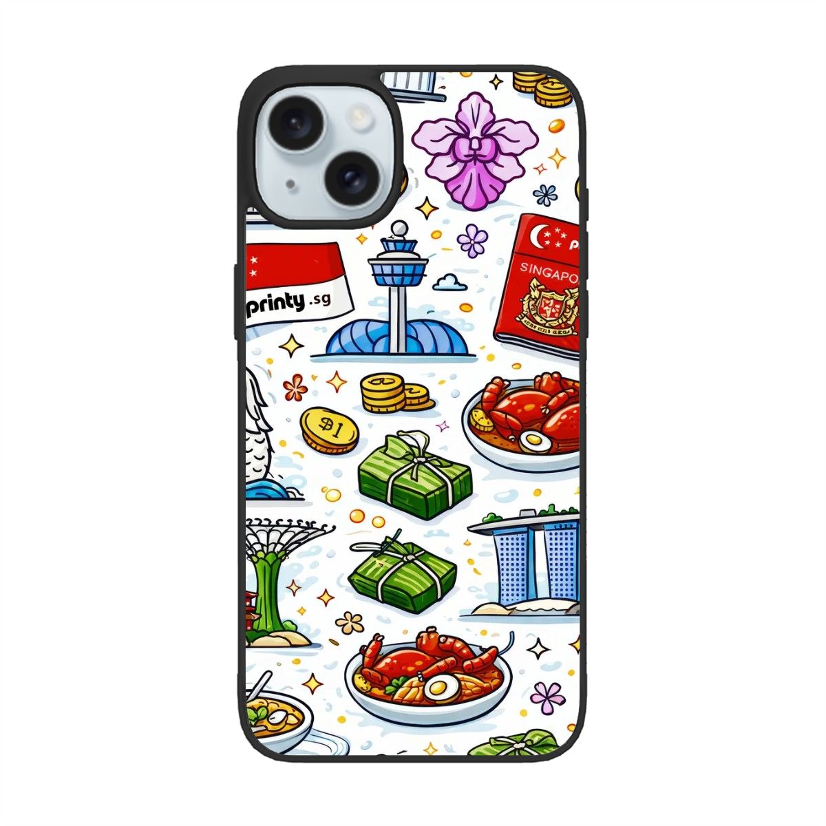 Custom PC iPhone 15 Case Series (Dual Camera)