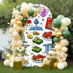 Custom Small Arched Background Cover
