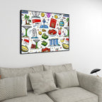 Custom Frameable Canvas Prints Wall Art (Horizontal)