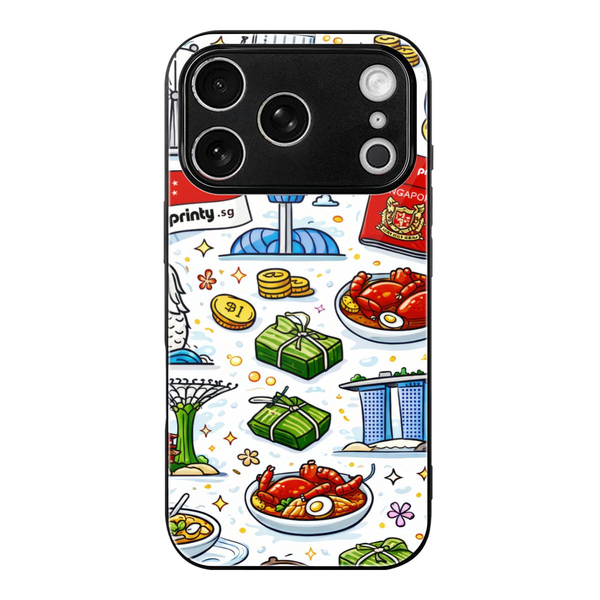 Custom iPhone 17 Pro Glass Phone Case