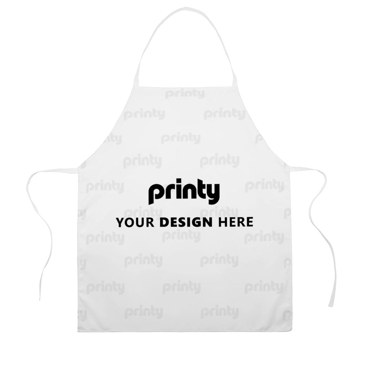 Custom Kitchen Apron without Pockets