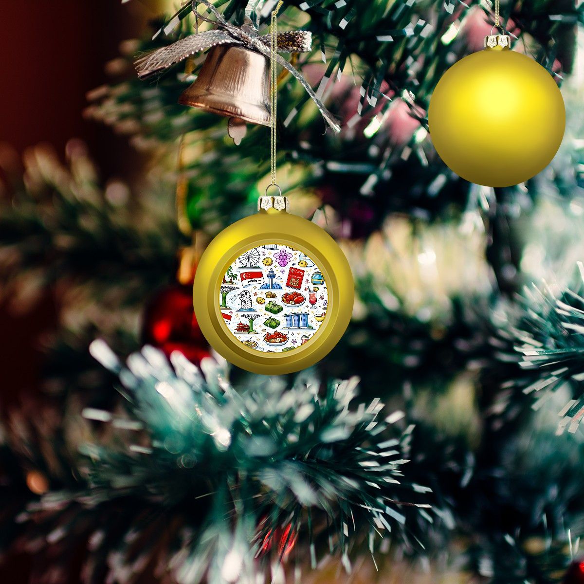 Custom Christmas Ball Ornaments