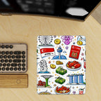 Custom Large Mouse Pad with Non-Slip Rubber Base (Vertical)