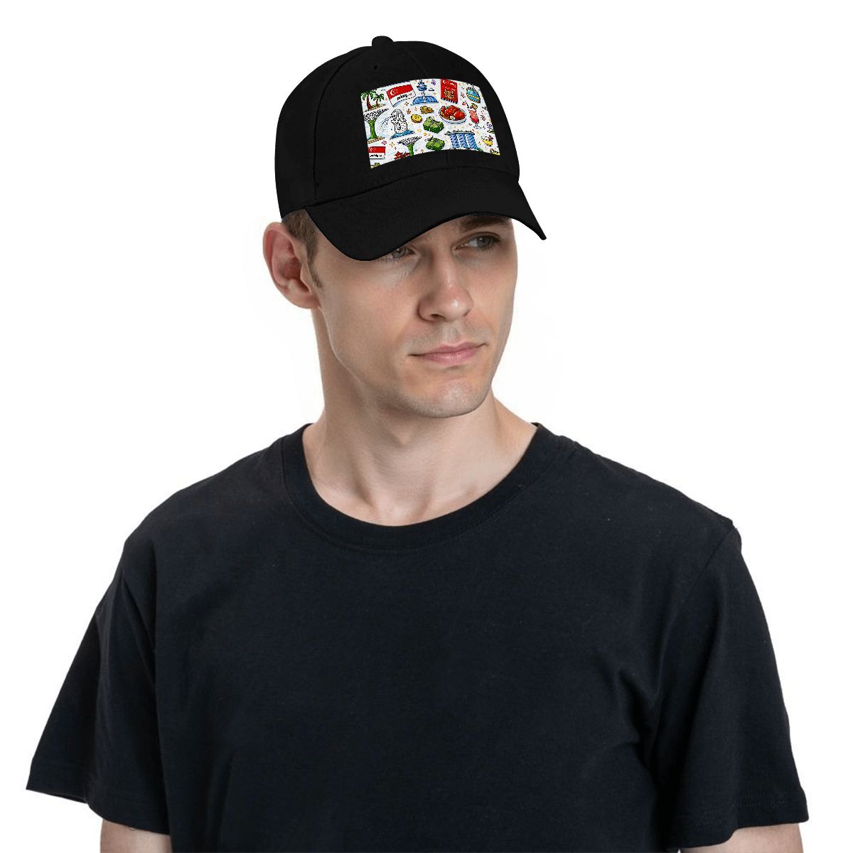 Custom Curved Eaves Trucker Hat (Solid Color)