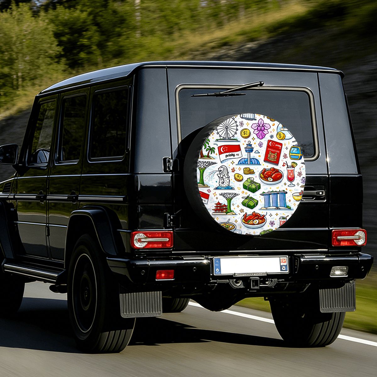 Custom Universal Spare Tire Cover