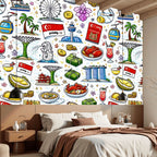 Custom Unpasted Mural Wallpaper 96"x69"
