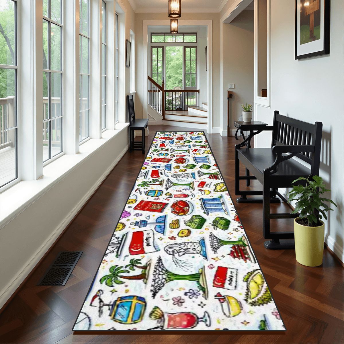 Custom Runner Rug 24"x120"