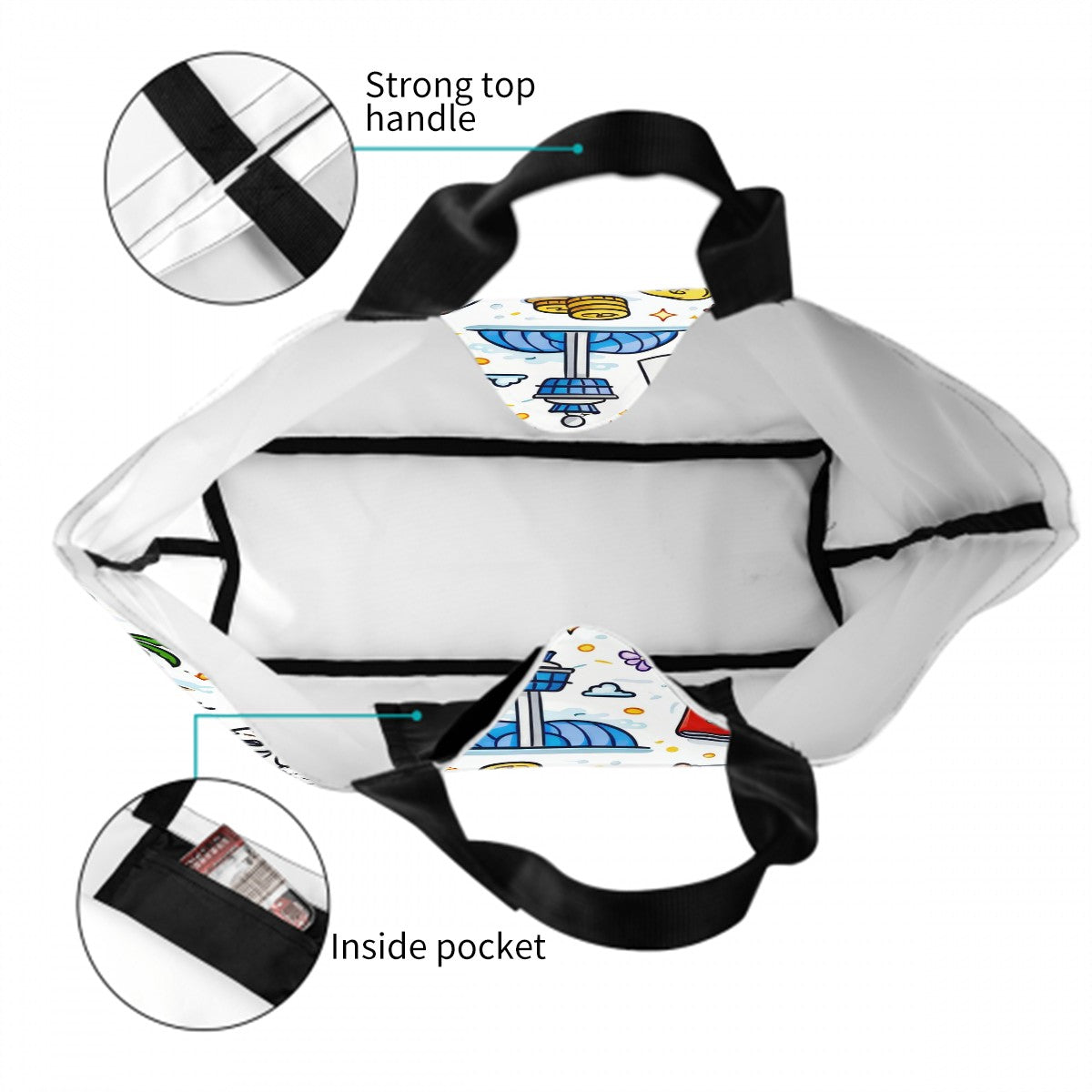 Custom Women's Large Capacity Shoulder Bag
