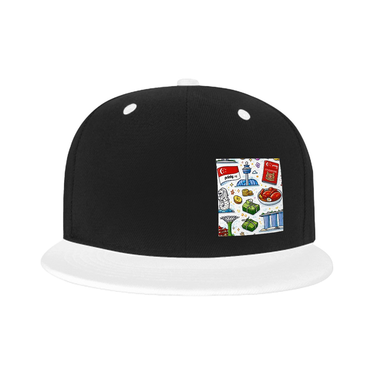 Custom Flat Bill Hats Hip Hop Style (Side Pattern)