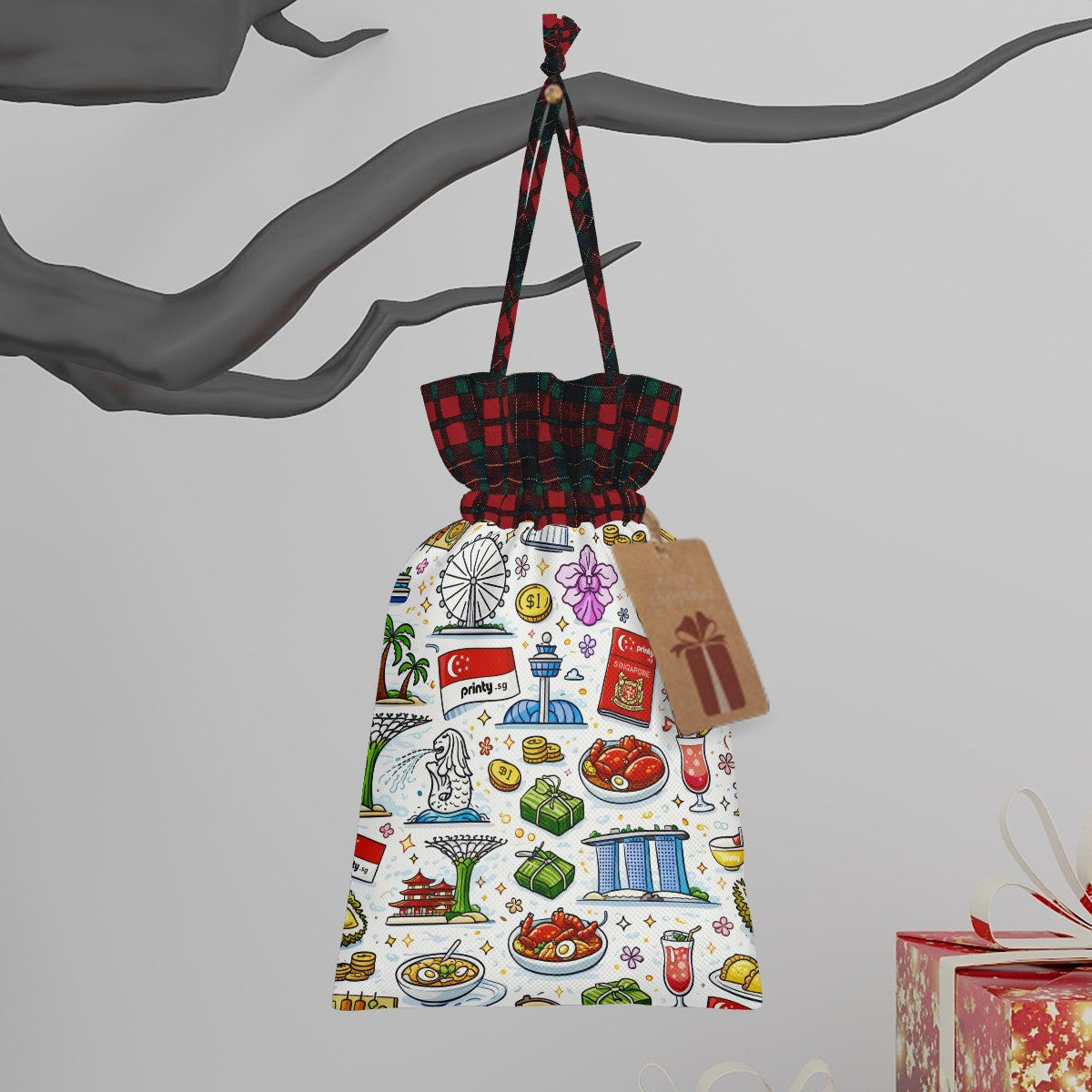 Custom Christmas Santa Sack